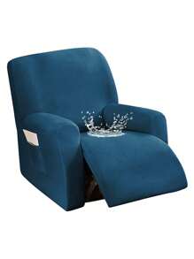 1/2/3 pièces, Couleur unie, Chivas, Articles ménagers, Soie de lait, Élastique imperméable, Anti-poussière, Housse de fauteuil de massage, Sélection de couleurs multiples, Utilité domestique, Housse de fauteuil Chivas
