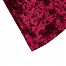 Women Velvet Flared Trousers, Solid Color High Waist Wide Leg Long Pants, Stretchy Bell Bottoms For Fall, Winter - 紅色 - 查看 9