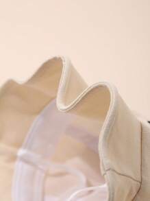 婴儿帽子，秋冬季宝宝防晒帽，幼儿男孩/女孩渔夫帽，带有可爱熊图案 - 彩色 - 查看 8