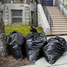 45 Gallon Trash Bags Heavy Duty, (50PCS) 1.9MIL Trash Bags Large Black Trash Bags 35in*39.4in Garbage Bags For Lawn, Leaf, And Commercial