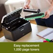 HL-1212W Mono Laser Printer | PC And Wireless Connection | A4 | UK Plug - HL-1212W - View 5