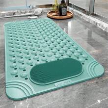 Alfombra de ducha y bañera, alfombra de ducha de goma antideslizante para personas mayores y mujeres, alfombra de bañera antideslizante con agujeros de drenaje y ventosas, alfombra de baño para baño y bañera