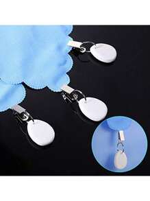 8 Pieces Teartop Shape Tablecloth Weights With Ornament With Metal Clamp Pendant Dropship