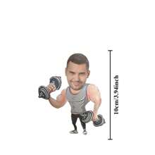 Customized Muscle Fitness Pillow - Personalized Athlete Design, Perfect Gift For Couples, Husbands, Family, And Friends - Fun And Unique Sofas, Bedrooms, Car Cushions - Christmas, Birthdays, Valentine's Day, New Year DIY, Portrait, The Ideal Choice For All Seasons,Multi-Functional,Reusable,Ornamental,Animal,Exquisite,Stylish,Soft,Adorable,Colorful,Cute,Funny,Custom,Personalized,Customized,Unique,Ideal Gifts For Her,Ideal Gifts For Him,Her,Family,Friends,For Anniversaries,For Birthdays