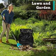 45 Gallon Trash Bags Heavy Duty, (50PCS) 1.9MIL Trash Bags Large Black Trash Bags 35in*39.4in Garbage Bags For Lawn, Leaf, And Commercial