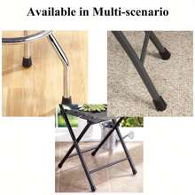 20-pak silikonowych ochraniaczy na nogi krzeseł z filcową podstawą, antypoślizgowe nakładki podłogowe redukujące hałas, wielokrotnego użytku podkładki pod meble do podłóg z twardego drewna/płytek/marmuru, łatwe do czyszczenia pokrowce na nogi krzeseł - 20-czarny - Zobacz 8