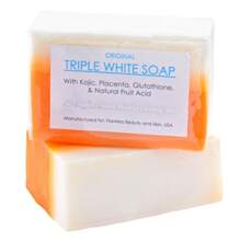 Triple White Soap W/ Kojic Placenta Glutathione & Natural Fruit Acid, 3 Bars - 1 - View 1