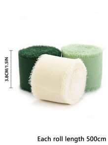 Chiffon-Seidenband gemischte Farbband-Set, handgemachtes Chiffon-Band für Geschenkverpackung, DIY-Handwerken, Hochzeitseinladungen, Partydekorationen, Brautschmuck, Ballonbänder, Haar, Blumenfloristik, Heimdekoration, Valentinstag-Dekoration, Blumenverpackung, Hochzeitsdekoration, Hochzeitssaison