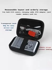 1pc CCD Camera Storage Bag, Compact Portable, Multi-Color Options, Great For New Year Gifts, Travel And Back To School, Ideal For Photography Enthusiasts - Multicolor - View 6