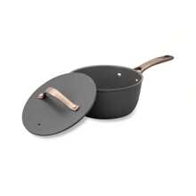 Thyme & Table 12 Piece Aluminum Cookware Set, Gold Pvd