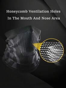1 szt. Maska na twarz o wysokiej elastyczności dla mężczyzn i kobiet, maska narciarska na rower na świeżym powietrzu, jesień i zima, ciepła sportowa chusta, oddychająca, bezszwowa, pusta osłona szyi, chusta na głowę, odporna na zimno chusta dla kobiet, wiatroszczelna, pyłoszczelna osłona szyi dla kobiet i mężczyzn