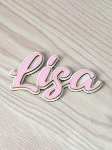 Custom-Made Double-Layer Name Wooden Sign Blue/Pink Wooden Sign As A Gift For Boys And Girls.,Multi-Functional, Anti-Mold,Ornamental,Reusable,Exquisite,Stylish,High-Quality,Adorable,Modern,Custom,Unique,Personalized,Ideal Gifts For Him,Ideal Gifts For Her,Her,Boyfriend,Girlfriend,Dad,Mom,Family,Friends,Son,Daughter,Kids,Kitchen,Dining Room,Bedroom,Office,Living Room,Home,Garden,Tea Room,For Anniversaries,For Birthdays,For Housewarming,For Graduation