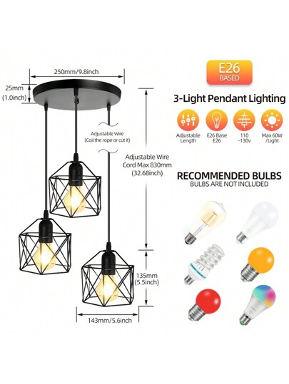 LED Lamp Modern b8a4 view 4