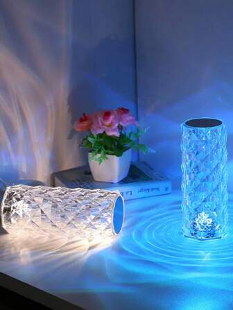 Bedside Charging Night Light, Multi-Color Remote Control Dimmable Ambient Charging Small Night Light