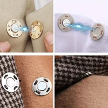 5/10 Pairs Strong Magnetic Sewing Snap Buttons, Invisible Magnetic Buttons For DIY Pockets, Sewing, Handicrafts, Handbags, Clothing, DIY Crafts - Multicolor - View 6