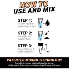 HELIMIX 2.0 Vortex Blender Shaker Bottle Holds Upto 28oz |   No Blending Ball Or Whisk |   USA Made |   Portable Pre Workout Whey Protein Drink Shaker Cup |   Mixes Cocktails Smoothies Shakes |   Top Rack - Dreamsicle - 查看 3