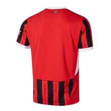 Puma 男士休闲百搭拼色条纹和字母印花短袖运动 T 恤 774979-01