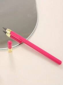 1 pieza Lápiz transparente de acrílico con mango duradero, irrompible, sin necesidad de afilar, para dibujar y escribir, suministro para estudiantes, de regreso a la escuela