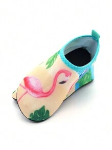 Girls' Water Shoes Kids & Aqua Shoes Kids For Beach Lovers! Pink Flamingo Design, Ultra-Light, Anti-Slip & Cut-Proof