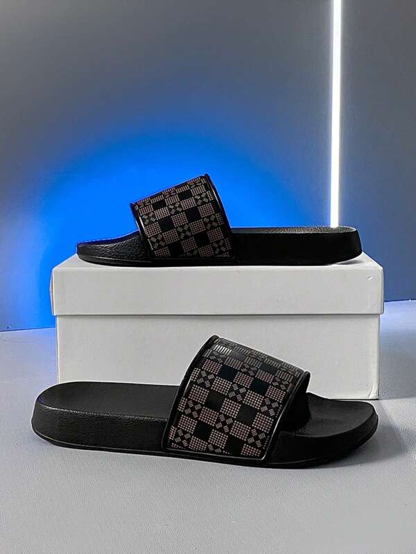 Chanclas de verano para hombres de moda minimalista, personalizadas, suaves, transpirables, de secado rápido, impermeables, antideslizantes y con suela gruesa