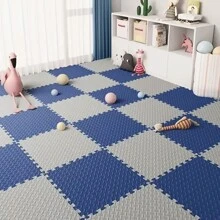 6 件/8 件/10 件，高密度 EVA 泡沫运动垫套装，耐用，防滑地板，适用于家庭健身房、健身、游戏室、瑜伽、有氧运动