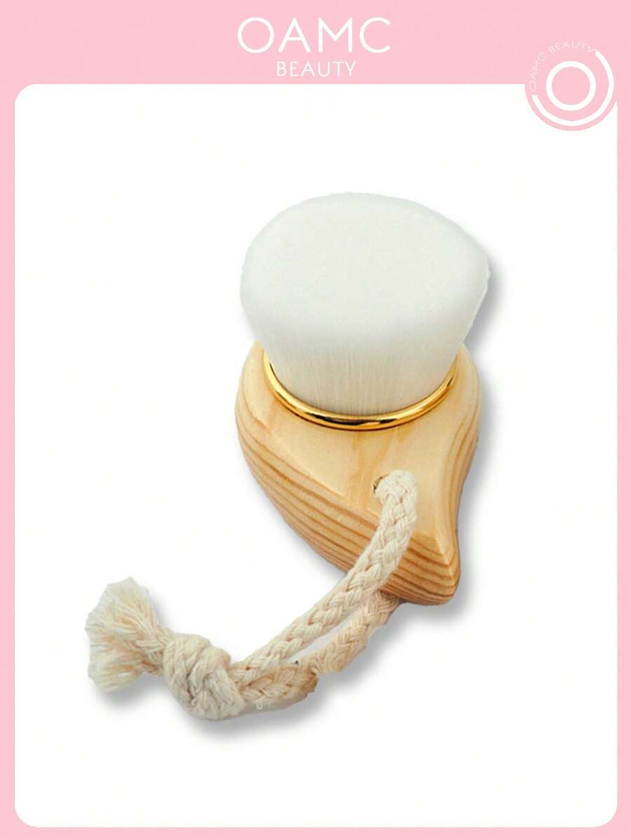 OAMC The Comma Facial Cleansing Brush With Soft Bristles Is A Manual Cleansing Tool For Makeup Removal, Specifically Designed For Makeup Artists. - White - View 1