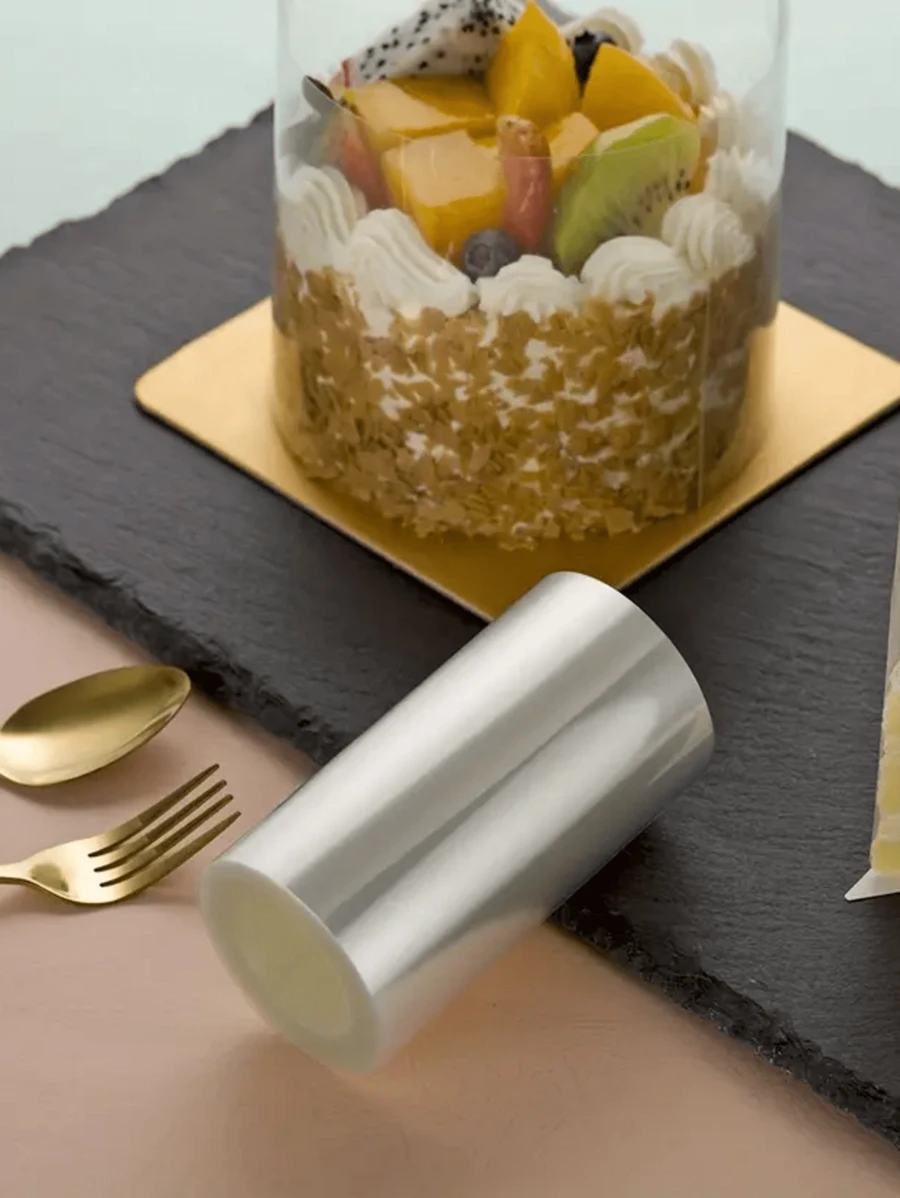 1pc Professional Cellulose Acetate Sheets For Cake Decoration, Suitable For Mousse, Chocolate, Pastry Decoration And Protection, Kitchen Baking Accessories - Multiple Sizes Available