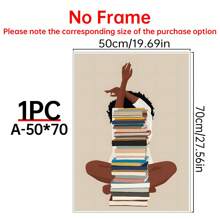 1pc Art, African American Wall Art, Black Art Print, Printable Wall Art, Black Wall Art, Wall Decor, Modern Canvas Wall Art, Posters For Room, Room Decoration Stuff, Home Decor ,Room Decor Aesthetic, Western Decor, Bathroom Kitchen Living Room Bedroom Office Decor