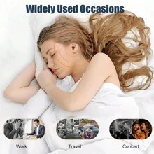 高保真耳塞，可重复使用，适用于音乐家、派对、专注和睡眠，28dB，设计可长时间佩戴，3 对 S/M/L 替换耳塞（黑色）