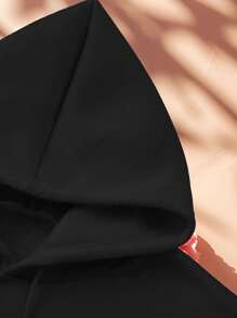 Customizable Valentine's Day Gifts, Custom Sweatshirts,Personalized Women's Pajamas - Add Your Own Text/Graphics (Badge/Company Logo/Family Photo/Selfie) To Design Your Own Custom Pajamas - Black - View 4