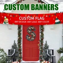 1pc Customized Handheld Flag - Add Your Own Image And Text - Suitable For Wedding, Christmas, Father's Day, Mother's Day, Valentine's Day, Home Decor - Also For Customized Tapestry, Garden Flag, Customized Flag - Customized Handheld Flag Banner - View 11
