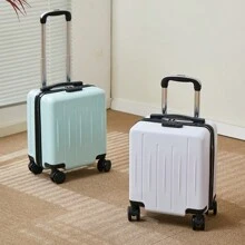 14-Inch Lightweight Carry-On Luggage Suitcase, New Travel Choice Without Heavy Burden - White - View 4
