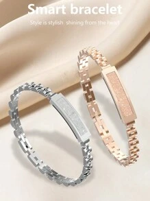 SENBONO Women's Smart Bracelet With Heart Rate/Sleep Monitoring, Pedometer Smart Ring, Compatible With Android And IOS - Multicolor - View 2