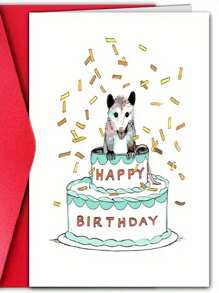 1pc Fun Birthday Card, Send Him Her, Dog Humor Birthday Card, Cute Dog Birthday Card, Dog Owner Birthday Card, Dog Happy Birthday Card To You