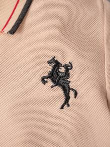 Jungen & Kinder Poloshirt mit Kontrastbesatz Kurzarm