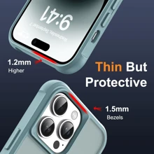 Étui compatible avec les séries iPhone 16/15/14/13/12/11 avec support magnétique invisible en anneau. Étui translucide de qualité militaire. Compatible avec MagSafe. Sensation de prise en main agréable. Idéal pour cadeau, famille, amis, enfants, anniversaire, printemps, vacances, petits amis, petites amies, Saint-Valentin