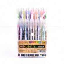 Bolígrafo de purpurina, bolígrafo de gel, resaltador de color, bolígrafo neutro, bolígrafo pastel, bolígrafo metálico, bolígrafo de perlas con purpurina, bolígrafo para el sueño de los niños, regreso a clases