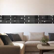 12 Peças/Conjunto Adesivos de Parede Espelho Acrílico 3D para Decoração de Sala de Estar, Quarto, Bottom de Sofá, Bordas de Papel de Parede, Decoração de Casa, Decoração de Parede, Decoração de Banheiro, Decoração de Quarto, Decoração de Sala de Estar, Decoração de Casa, Papel de Parede de Sala de Estar, Adesivos Personalizados, Espelho de Parede, Espelho para Quarto