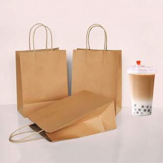 2/10 件，牛皮纸袋，礼品包装手提袋，餐饮奶茶咖啡烘焙外卖袋，可重复使用，男士生日礼物，情人节礼盒，男士礼盒，男士礼物，散装礼品袋，蓝色礼品袋，情人节，情人节，情人节礼物