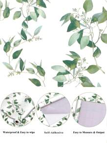 1 rol/45CM * 100CM bladgroene plant moderne minimalistische stijl geschikt voor huisdecoratie, keukenkastjes, tafels en stoelen, kamerachtergronden, huisrenovatie, doe-het-zelf, waterdicht, anti-aangroei, gemakkelijk schoon te maken, zelfklevend, zelfklevend en plakbaar behang, muurstickers, behang muurstickers kamerdecoratie muurdecoratie badkamerdecoratie slaapkamerdecoratie kamerdecoratie spullen woonkamerdecoratie huisdecoratie woondecoratie woonkamer behang