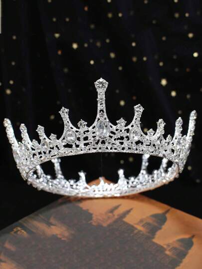 1 pieza Corona decorativa de forma redonda y elegante, diseño único para bodas, fiestas y celebraciones de cumpleaños