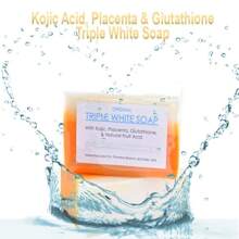 Triple White Soap W/ Kojic Placenta Glutathione & Natural Fruit Acid, 3 Bars - 1 - View 4