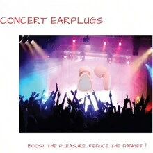 高保真耳塞，可重复使用，适用于音乐家、派对、专注和睡眠，28dB，设计可长时间佩戴，3 对 S/M/L 替换耳塞（黑色）