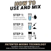 HELIMIX 2.0 Vortex Blender Shaker Bottle Holds Upto 28oz |   No Blending Ball Or Whisk |   USA Made |   Portable Pre Workout Whey Protein Drink Shaker Cup |   Mixes Cocktails Smoothies Shakes |   Top Rack - Quicksand - 查看 3