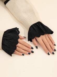 1对女士蕾丝镂空袖口，旅行，节日 - 彩色 - 查看 9