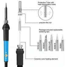 Soldering Kit With Tools, Tips And 5 Soldering Irons. - US A Type Plug(110-127V) - View 7