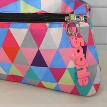 Llavero personalizado con nombre impreso en 3D, llavero con nombre personalizado, llavero con nombre personalizado, llavero con nombre personalizado, minimalismo, etiqueta de nombre, regalo de nombre personalizado - Multicolor - Ver 2