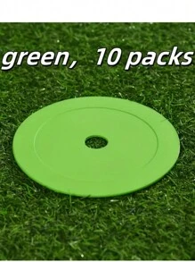10 piezas/20 piezas Marcadores planos para suelo, conos de entrenamiento de fútbol, vallas de entrenamiento, suministros de entrenamiento de velocidad y agilidad, artículo imprescindible para volver al colegio y festivales deportivos