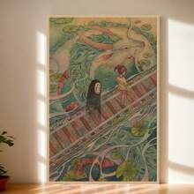 Room Decor 1pc Anime Canvas Art Print, Japanese Manga Movie Poster, Wall Decor For Home, Bedroom, Living Room, Bathroom, Office, Cafe - Creative Artwork By Famous Cartoonist