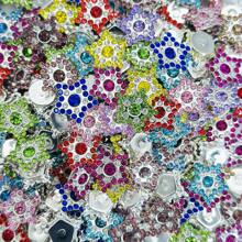 40 sztuk/opakowanie pięcioramienna gwiazda kształt kryształu górskiego, ręcznie szyte akcesoria DIY do odzieży, obuwia, czapek, toreb